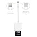 SD card reader, Moon Light Tech camera connection kit 2 in1 Android & Phone SD Card Adapter Tari and Game Hunter Camera Viewer for iPhone 5/5S /6/ 6S /7 Plus ipad & Android Phones, with TF adapter