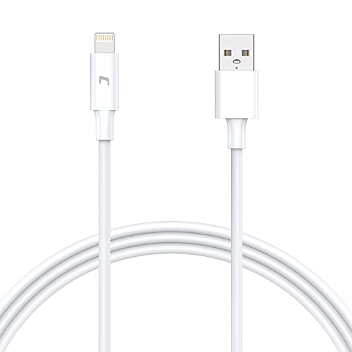 5FT Lightning Cable, MFi Certified Charging Cable Data Cable for iPhone 13/12/12Pro/12ProMax/11/11 Pro Max/XS Max XR X 8 8 Plus, Mini/Air/Pro-S-01WH Cover