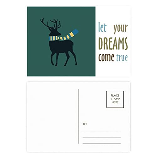 Tarjetas de agradecimiento Mas Elk, juego de 20 notas para expresar gratitud en días festivos