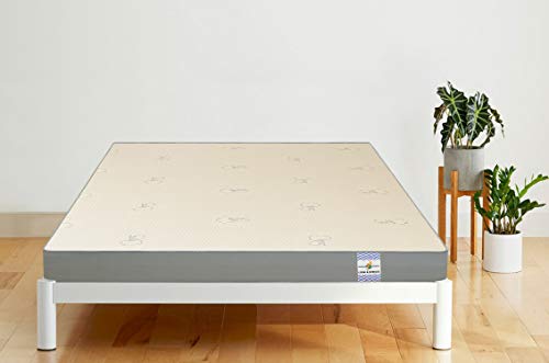 Image of Loom & Needles Siesta 3 Layered 100% Natural Latex, Body Adaptable Memory & HR Foam (Certified) Queen Bed Mattress (78x60x6)