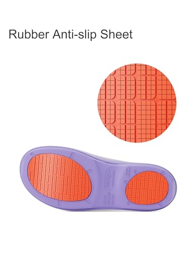 Image of KENROLL KM228 Non Slip Shower Shoes, Arch Support EVA Slides | rubber anti-slip outsole, cushioned sole, side drainage, toe protection, ideal for seniors adults family, bathroom pool beach