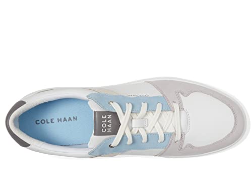 Cole Haan Grand Crosscourt Modern Tennis Sneaker Optic White/Silver Birch/Blue Bell/Hazy Purple/City Skyline 8.5 B (M)2
