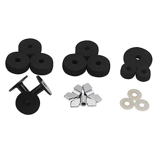 Abaodam Drum Hardware Essentials Cymbal Stand Felts Parts Set for Drum Nuts Percussion Parts
