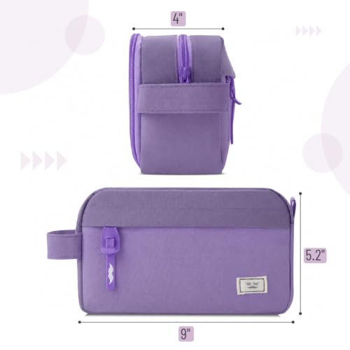 Image of Mr. Pen- High Capacity Pencil Case, Large Pencil Pouch with 3 Compartments and 2 Pockets, Large Pencil Bag with Smooth Zipper, Cute Pencil Case Pouch Organizer, School Supplies for Teens