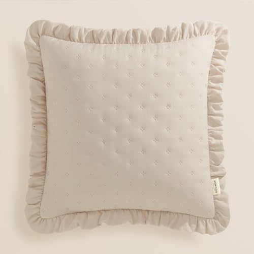 ROOM99 Molly 45 x 45 cm Zierkissenbezüg Kissenbezüg Kissenhüll Dekorative Dekokissen...
