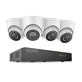 Micro intégré antibruit, le micro antibruit intégré capte clairement la voix ambiante jusqu'à 20 pieds de distance. Où que vous placiez la caméra sur une terrasse/patio/porche, peu importe à l'intérieur/à l'extérieur, l'enregistrement est d'une qualité claire.