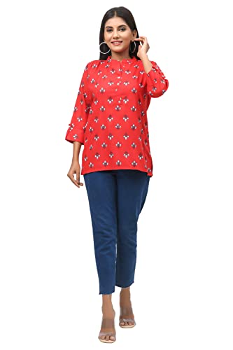Image of Women's Rayon Anarkali Regular Fit Top