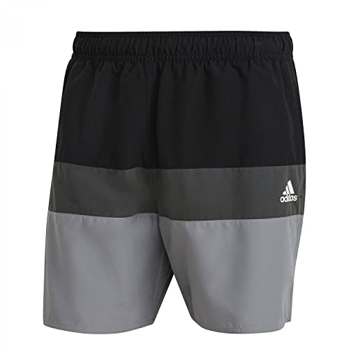 adidas Herren Badeshorts - Gm2219 Badeshorts, Black/Grethr, L EU