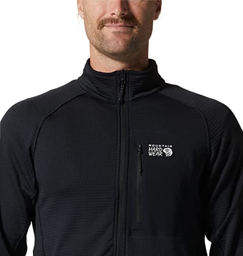 Image of Mountain Hardwear Men's Polartec Power Grid Half Zip Jacket | Stylish and Warm Jacket for All Outdoor Adventures
