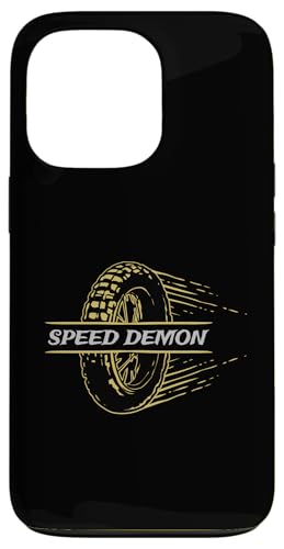 Speed Demon �I�[�g�o�C ���[�V���O �o�C�J�[ �X�g���[�g���C�_�[ �X�}�z�P�[�X iPhone 13 Pro �p