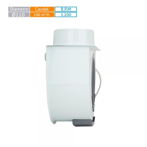 Extractor de cocina centrifugo MU CO 300M