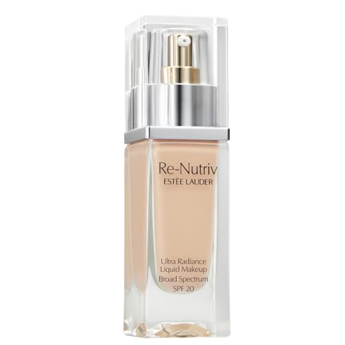 Estée Lauder Re-Nutriv Ultra Radiance Liquid Foundation SPF 20 | Luxurious, Hydrating, Long-Wearing, 1 Fl Oz, 2N1 Desert Beige