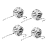 FUTUREORYY Resortes Metálicos de Repuesto para Escurridor de Cubo de Fregona, 4 Piezas, Compatibles Cubo Trapeador Rectangular Comercial, Accesorios para Limpieza Doméstica y Profesional