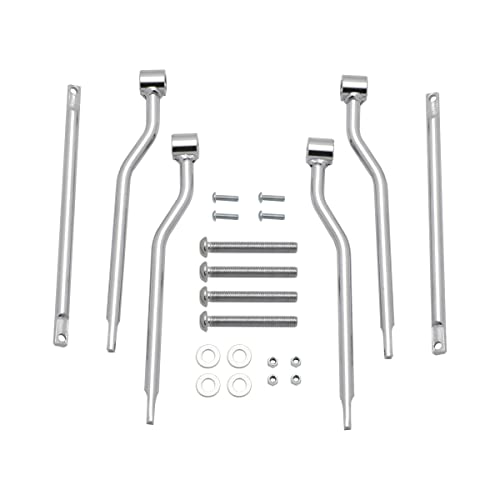 Soporte para Alforjas de Motocicleta - Barras de Protección Cromadas o Negras para Kawasaki Vulcan VN 400/800/900/1500/1600/1700 y otras marcas miniatura 1