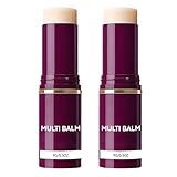DOVBAN 2PCS calcium multi balm stick,Skincare Stick,Anti-Aging-Kollagen-Feuchtigkeitsstift,Volumen-Faltenkernstift,für Augen,Hals,Gesicht