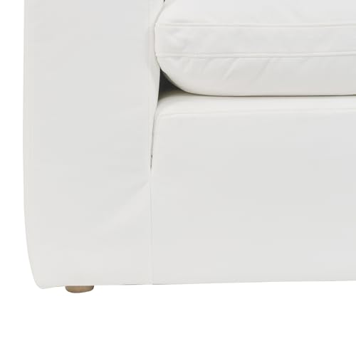 Sillón Tapizado Oversized Confortable Blanco miniatura 7