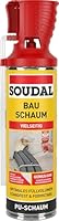 Soudal Bauschaum Genius Gun, 500 ml - Einkomponentiger PU-Schaum mit hervorragendem Füllvolumen zum Ausschäumen von Hohlräumen, Dämmen und Isolieren mit innovativer Genius Gun-Technologie