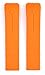 Produktbild ZTD212 Ersatz-Uhrenarmband für Tissot T-Touch Expert T013420A T610026463, Gummi, Silikon, 21 mm, Orange, Orange, 21 mm