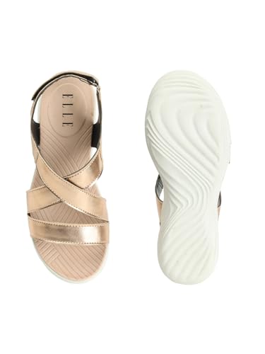 Image of ELLE Women's Strappy Wedge heel Sandals
