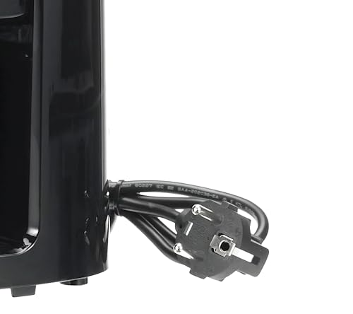 Grossag Kaffee-Automat KA 8 ein-Tassen Kaffee-Automat in Schwarz, entnehmbarer Permanent-Filter, Automatische Abschaltung, Betriebskontroll-Leuchte, KA8.17, Inklusive Porzellantasse (150ml)