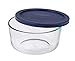 Pyrex 4 Cup Storage Plus Round Dish With Plastic Cover Sold in packs of 44
