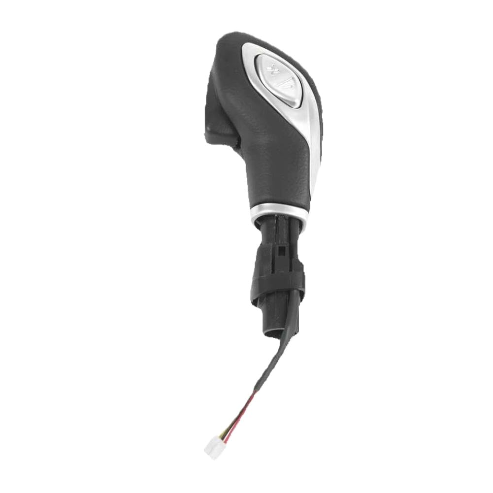 Qbvhaepy Onecolor Gear Shift Knob Shifter Lever Black And Silver Compatible With Ford Escape Fusion Fiesta