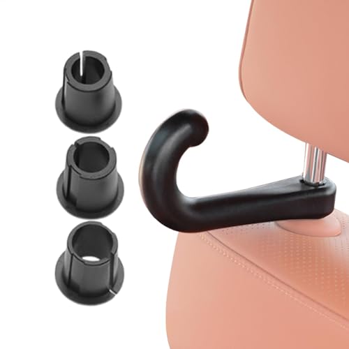 Qfdiwr Gancho para reposacabezas de asiento de coche, gancho de reposacabezas de coche | Gancho de asiento de vehículo | Perchas de gancho de asiento automático, accesorios de gancho interior del