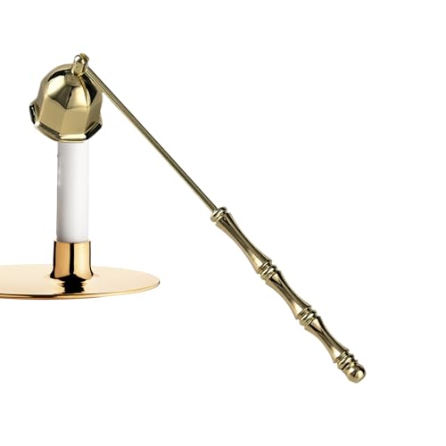 Générique Éteignoir À Bougie - Éteignoir à Long Manche en Forme de Cloche - Snuffer de Flamme en Acier Inoxydable pour Bougies,pour Intérieur Extérieur...