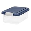 IRIS-USA-Airtight-Food-Container-for-Dog-Cat-Bird-and-Other-Pet-Food-Storage-Bin-BPA-Free-Navy IRIS USA Airtight Food Container for Dog
