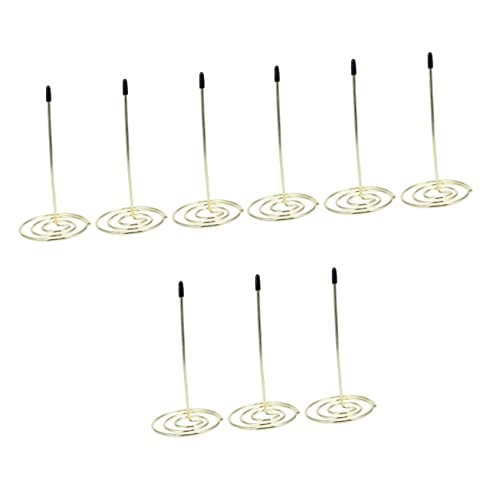 COHEALI 3 Ensembles Accessoire De Restaurant Pour Convocation De Menu Mallettes Bureautique Accessoires Fourchette À Factures Couteau De Réception Porte-billets Golden 3 Pièces * 3