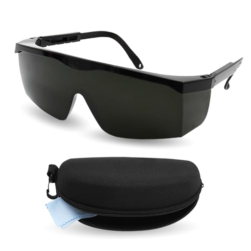 Zequech Gafas láser 190-490nm, bloquean luz ultravioleta, azul - violeta y azul. Para análisis de espectro, belleza médica, marcado, grabado y observación con microscopio
