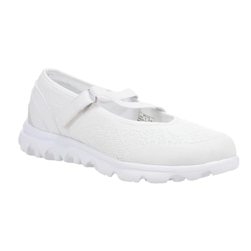 Image of Propet Womens TravelActiv Mary Jane Flats Casual - Black