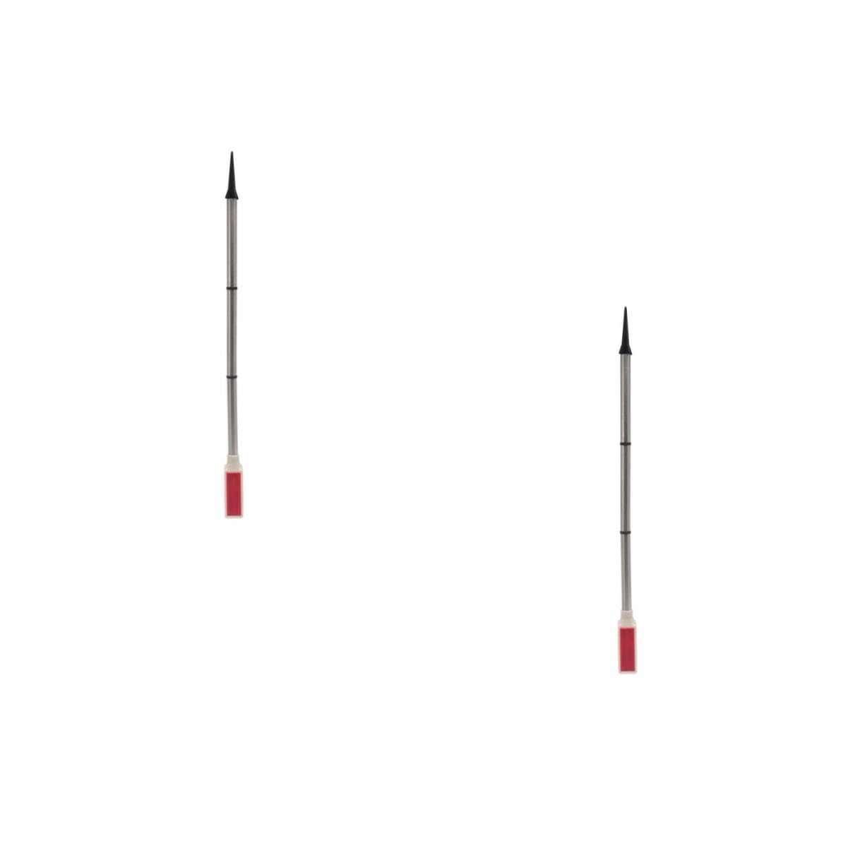 COSMEVIVI 2pcs Solar Lights for Driveway Reflective Driveway Markers Outdoor Pathway Lighting Nighttime Visibility