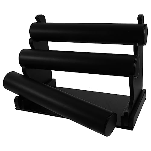 HOOTNEE Detachable Three Bracelet Display Stand Elegant Jewelry Organizer for Watches Bangles and Accessories Compact Stylish for Home Retail Showcase