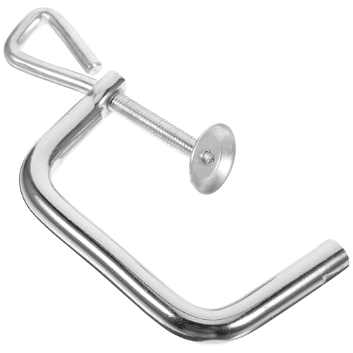 PRETYZOOM Clip de Fijación en Color Plata para Máquina de Hacer Pasta de Aleación de Hierro, Accesorio Práctico y Seguro para Máquina Manual de Fideos