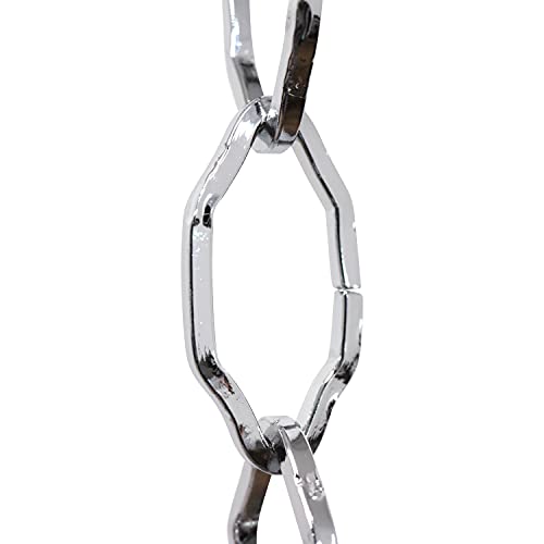 Image of RCH Hardware CH-S57-30-PC Steel Chandelier Chain, Polished Chrome (1 Foot)