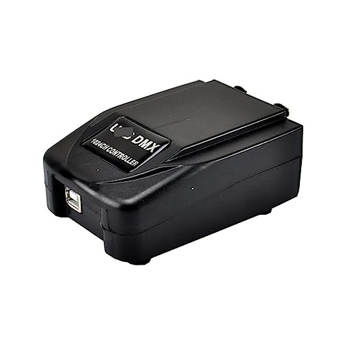 HEXEH Interfaz del Controlador 5 Pin DMX 1024 Etapa de Salida computadora PC Controlador Software...