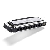 New Classic Toys Blasinstrument für Anfänger 10-Loch-Mundharmonika Wird in Einer schönen Aufbewahrungsbox geliefert