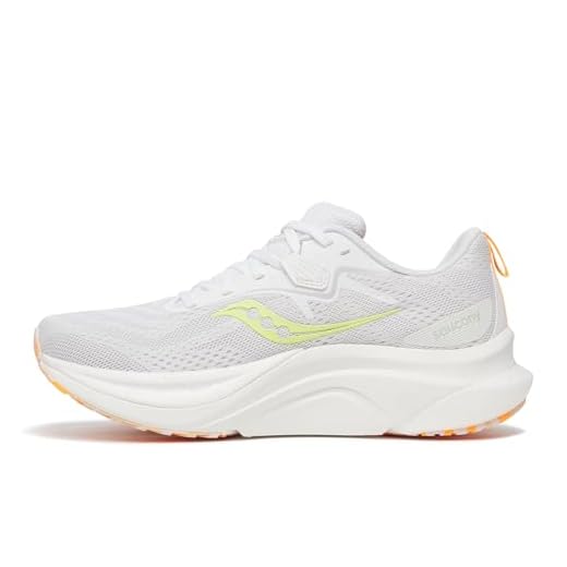 Saucony Baskets Tempus 2 pour femme, Blanc/ensoleillé, 36 EU