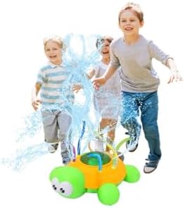 Jamara 460620 Mc Fizz Water Sprinkler Turtle - Rotates Hoses, Disc Rotates and Sprays Water, Connection to Standard Hose System, Green image 5