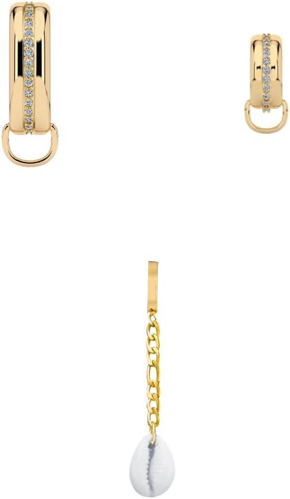 14K Gold Bikini Jewelry Charms, Waterproof and Tarnish Proof, Clip On and Customizable Charms Gold Plated Stainless Steel, Hypo-Allergenic