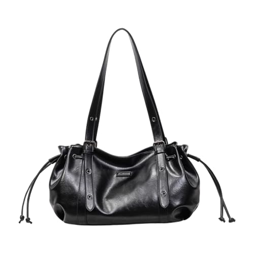 Sac à bandoulière spacieux en cuir PU avec plusieurs poches