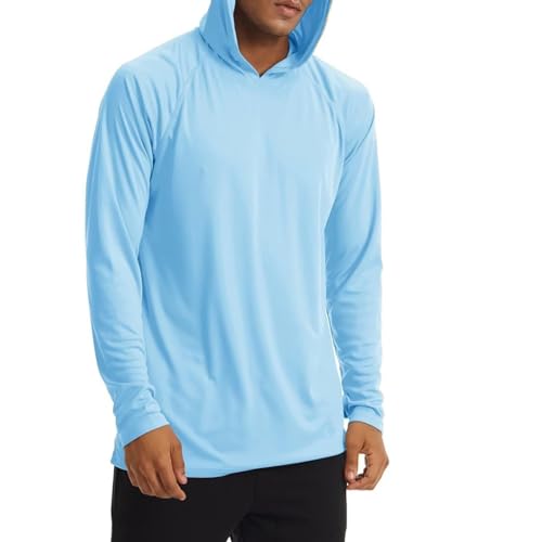 Sun Shirts for Men Hoodie UV Protection Breathable Long Sleeve Shirts Lightweight Quick Dry SPF Hiking Fishing Shirts3