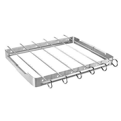 Kit de brochettes de barbecue réutilisable et étagère de cuisson pliable pour bivouac - 2