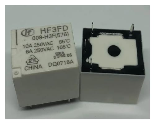 Relé HF3FD 012-H3F 245 interruptor electromagnético 4 pines 3