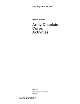 Paperback Army Regulation AR 165-1 Religious Activities: Army Chaplain Corps Activities June 2015 Book