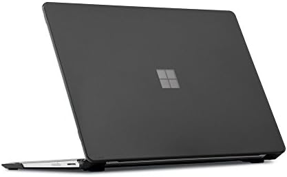 mCover Hard Shell Case for 13.5-Inch Microsoft Surface Laptop (3/2 / 1) Computer (Not Compatible with Surface Book and Tablet) (Ms-Sf13 Clear) (Black)
