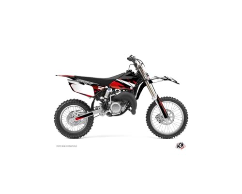 Kit déco Yamaha 85 YZ rouge Techno pour personnaliser votre moto cross