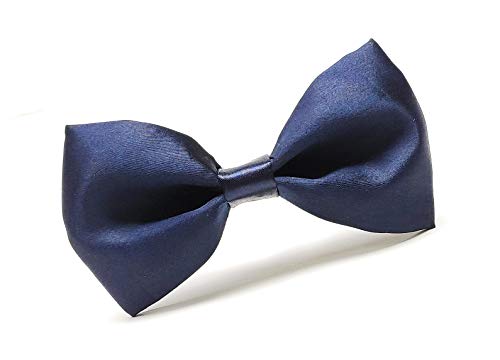 Image of JAGMOOLYA Products The Perfect Classic Satin Pre-Tied Bow Tie Formal Solid Tuxedo Bowtie Adjustable Length Many Colors and Styles Bow for Adults and Children
