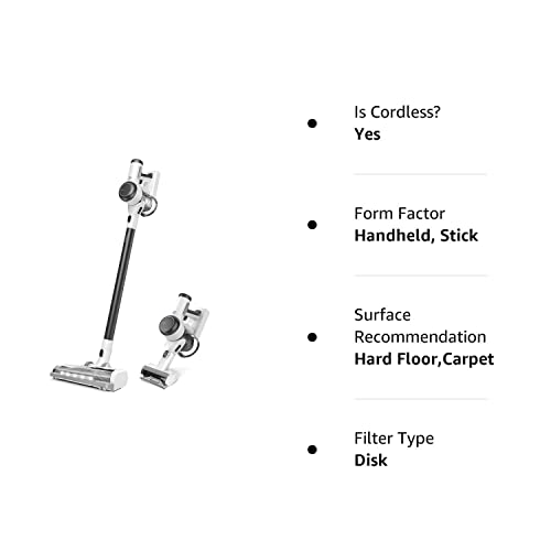 Tineco Pure One X Cordless Vacuum Cleaner, Lightweight Handheld Stick Vacuum Cleaner, 18000Pa Strong Suction Deep Clean Carpet Hard Floor Pet Hair Car #TOP6